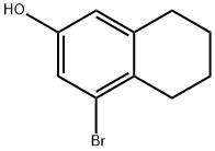 2-Naphthalenol, 4-bromo-5,6,7,8-tetrahydro- Struktur