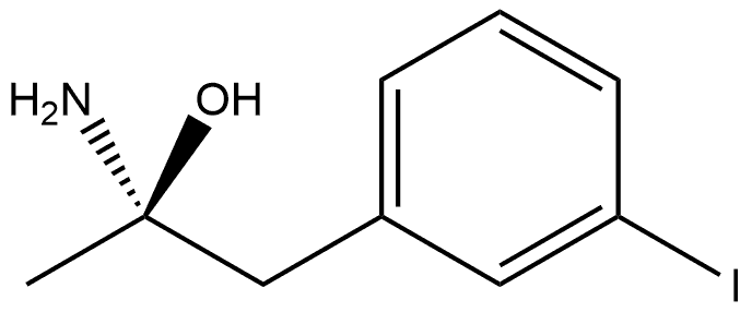 (βR)-β-Amino-3-iodobenzenepropanol Struktur