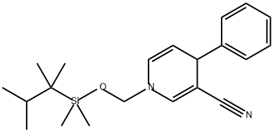 3-Pyridinecarbonitrile, 1-[[[dimethyl(1,1,2-trimethylpropyl)silyl]oxy]methyl]-1,4-dihydro-4-phenyl-