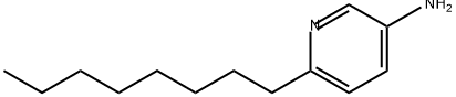 3-Pyridinamine, 6-octyl- Struktur