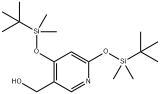 3-Pyridinemethanol, 4,6-bis[[(1,1-dimethylethyl)dimethylsilyl]oxy]-