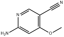 3-Pyridinecarbonitrile, 6-amino-4-methoxy- Struktur