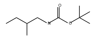 Carbamic acid, N-(2-methylbutyl)-, 1,1-dimethylethyl ester Struktur