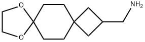 8,11-Dioxadispiro[3.2.4.2]tridecane-2-methanamine Struktur