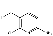 2-Pyridinamine, 6-chloro-5-(difluoromethyl)- Struktur