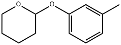 2H-Pyran, tetrahydro-2-(3-methylphenoxy)- Struktur