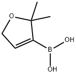 Boronic acid, B-(2,5-dihydro-2,2-dimethyl-3-furanyl)- Struktur