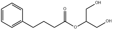 Benzenebutanoic acid, 2-hydroxy-1-(hydroxymethyl)ethyl ester Struktur