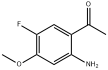 Ethanone, 1-(2-amino-5-fluoro-4-methoxyphenyl)- Struktur