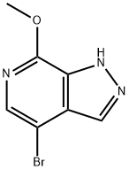 4-bromo-7-methoxy-1H-pyrazolo[3,4-c]pyridine Struktur