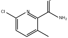 2-Pyridinecarboxamide, 6-chloro-3-methyl- Struktur