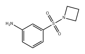 Benzenamine, 3-(1-azetidinylsulfonyl)- Struktur