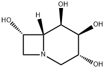 (3R,?4S,?5R,?6R,?7S)?-1-?Azabicyclo[4.2.0]?octane-?3,?4,?5,?7-?tetrol Struktur