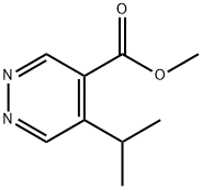 5-異丙基噠嗪-4-羧酸甲酯, 1448776-98-4, 結(jié)構(gòu)式