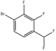 Benzene, 1-bromo-4-(difluoromethyl)-2,3-difluoro- Struktur