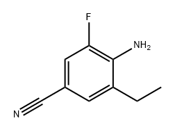 Benzonitrile, 4-amino-3-ethyl-5-fluoro- Struktur