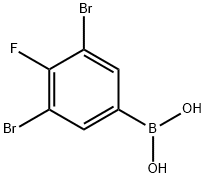 Boronic acid, B-(3,5-dibromo-4-fluorophenyl)- Struktur