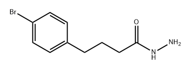 Benzenebutanoic acid, 4-bromo-, hydrazide Struktur