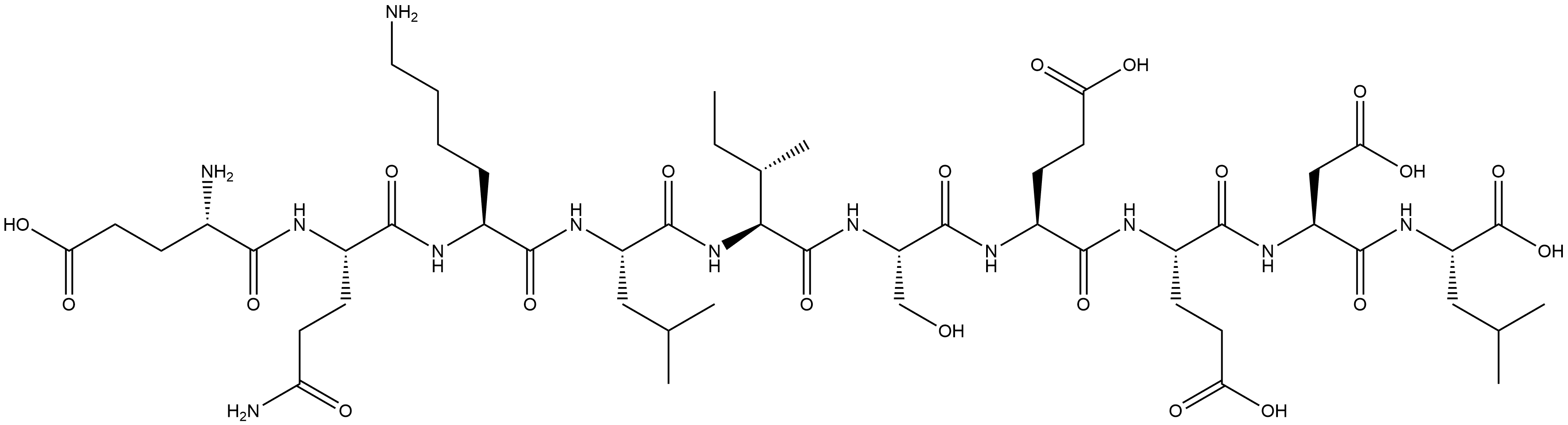 C-MYC PEPTIDE Struktur