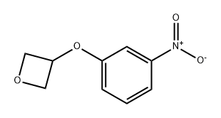 Oxetane, 3-(3-nitrophenoxy)- Struktur