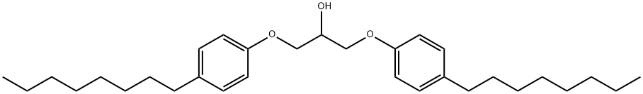 1,3-Bis(4-octylphenoxy)-2-propanol Struktur