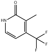 2-Hydroxy-3-methyl-4-(trifluoromethyl)pyridine Struktur