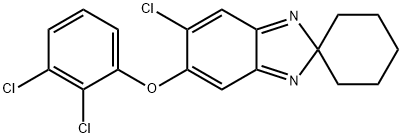 Spiro[2H-benzimidazole-2,1'-cyclohexane], 5-chloro-6-(2,3-dichlorophenoxy)-