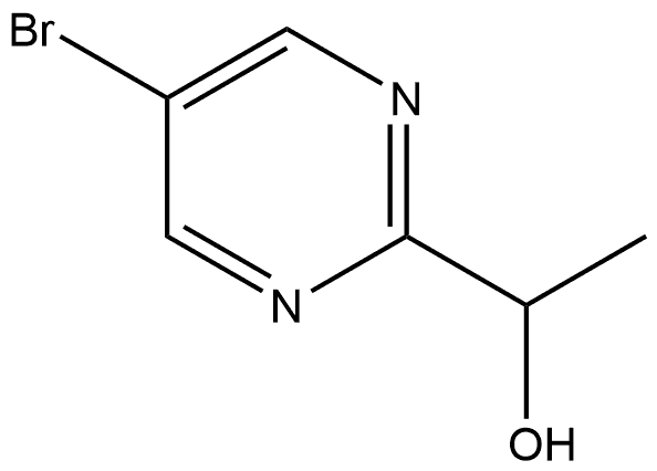 2-Pyrimidinemethanol, 5-bromo-α-methyl- Struktur