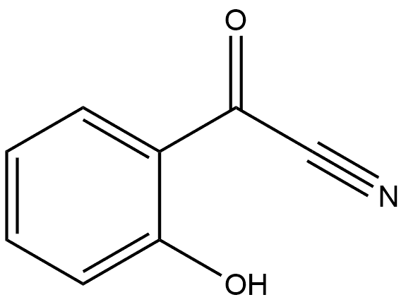 Benzeneacetonitrile, 2-hydroxy-α-oxo- Struktur