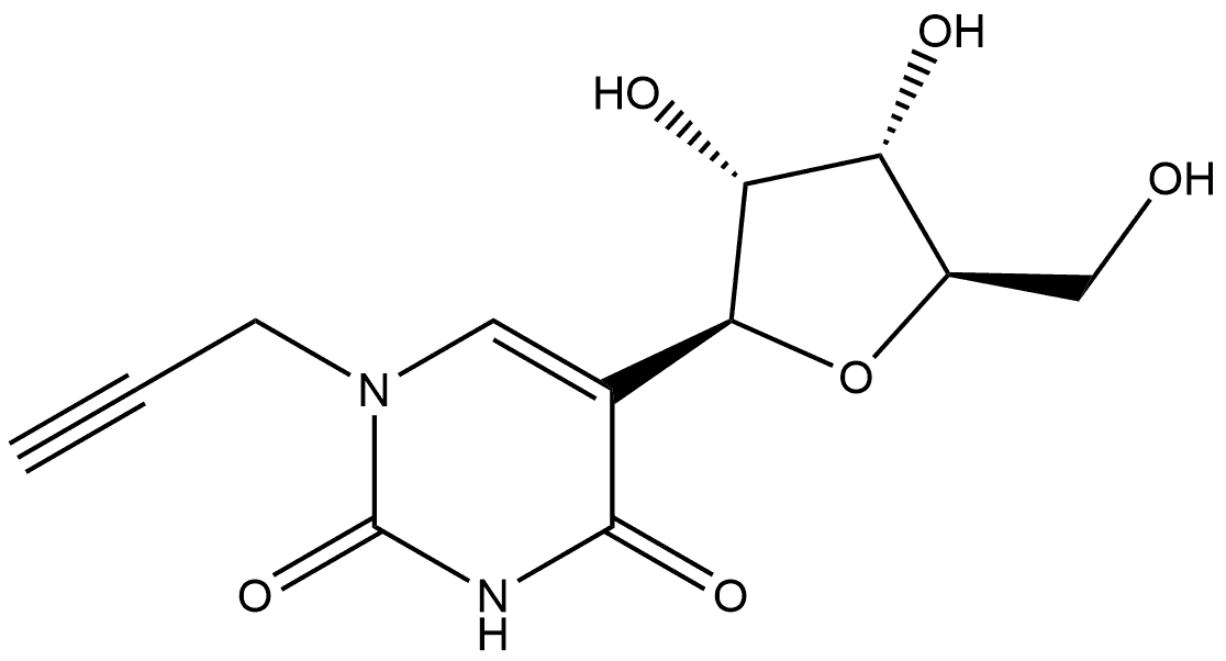 N1-Propargyl pseudouridine Struktur