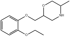 2-[(2-Ethoxyphenoxy)methyl]-5-methylmorpholine Struktur