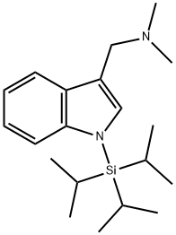 1H-Indole-3-methanamine, N,N-dimethyl-1-[tris(1-methylethyl)silyl]-