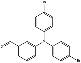 3-(Bis(4-bromophenyl)amino)benzaldehyde Struktur