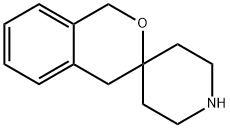 Spiro[3H-2-benzopyran-3,4'-piperidine], 1,4-dihydro- Struktur