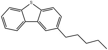 Dibenzothiophene, 2-pentyl- Struktur