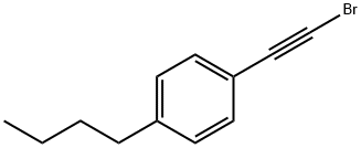 Benzene, 1-(2-bromoethynyl)-4-butyl- Struktur