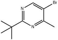 5-Bromo-2-(1,1-dimethylethyl)-4-methylpyrimidine Structure