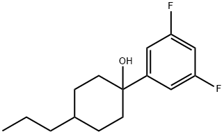 Cyclohexanol, 1-(3,5-difluorophenyl)-4-propyl- Struktur