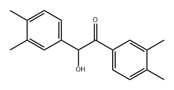 Ethanone, 1,2-bis(3,4-dimethylphenyl)-2-hydroxy- Struktur