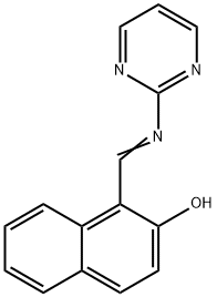 2-Naphthalenol, 1-[(2-pyrimidinylimino)methyl]-