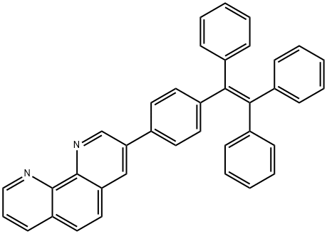 1,10-Phenanthroline, 3-[4-(1,2,2-triphenylethenyl)phenyl]- Struktur