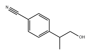 Benzonitrile, 4-(2-hydroxy-1-methylethyl)- Struktur