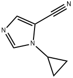 1H-Imidazole-5-carbonitrile, 1-cyclopropyl- Struktur