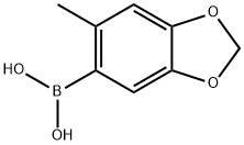 Boronic acid, (6-methyl-1,3-benzodioxol-5-yl)- (9CI) Struktur