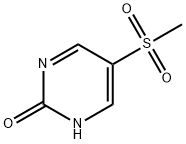 5-(甲基磺酰基)嘧啶-2(1H)-酮, 1489068-64-5, 結(jié)構(gòu)式