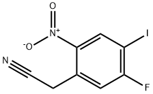 5-Fluoro-4-iodo-2-nitrophenylacetonitrile Struktur