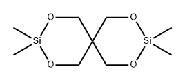 2,4,8,10-Tetraoxa-3,9-disilaspiro[5.5]undecane, 3,3,9,9-tetramethyl- Struktur