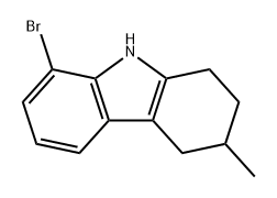 1H-Carbazole, 8-bromo-2,3,4,9-tetrahydro-3-methyl- Struktur