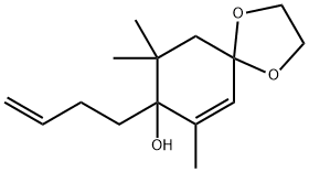 1,4-Dioxaspiro[4.5]dec-6-en-8-ol, 8-(3-buten-1-yl)-7,9,9-trimethyl-