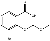 Benzoic acid, 3-bromo-2-(methoxymethoxy)- Struktur